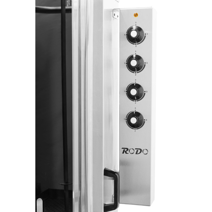 Kebab automatyczny elektryczny | gyros automatyczny | wsad 80 kg | 4 palniki | RODO4E