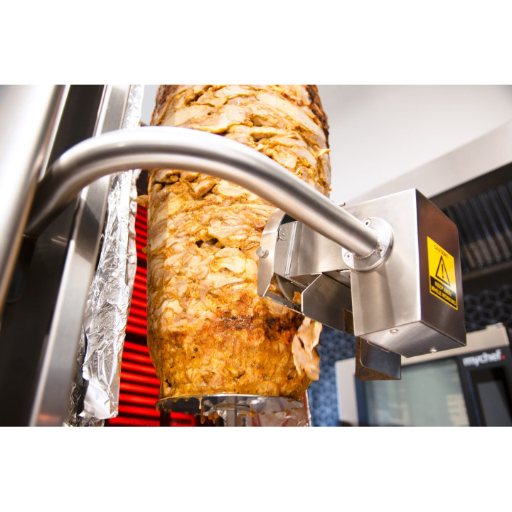 Kebab automatyczny elektryczny | gyros automatyczny | wsad 80 kg | 4 palniki | RODO4E