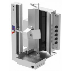 Kebab automatyczny elektryczny | gyros automatyczny | wsad 100 kg | 5 palników | RODO5E