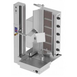 Kebab automatyczny gazowy | gyros automatyczny | wsad 100 kg | 5 palników | RODO5G
