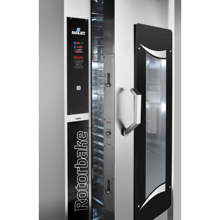Gazowy piec obrotowy piekarniczy | rotacyjny | 15 blach | 34,8 kW | 1150x1390x2320 | Rotorbake T5 15T Classic