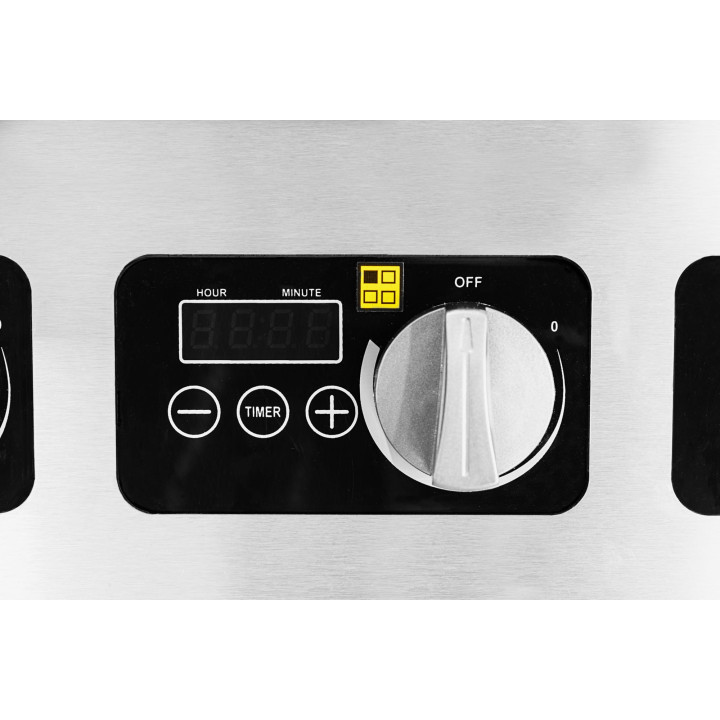 Kuchnia indukcyjna | 2-palnikowa | 7 kW | 230V | podstawa otwarta | linia 900 | RQ.PLS.9IND010