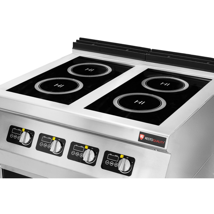 Kuchnia indukcyjna | 6-palnikowa | 21 kW | 400V | podstawa otwarta | linia 900 | RQ.PLS.9IND030