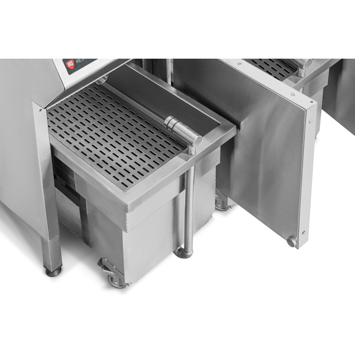 Frytownica automatyczna elektryczna | filtr oleju |  ekran dotykowy | 60 kW | 2x 25l | RQ.PLS.ODFE.020