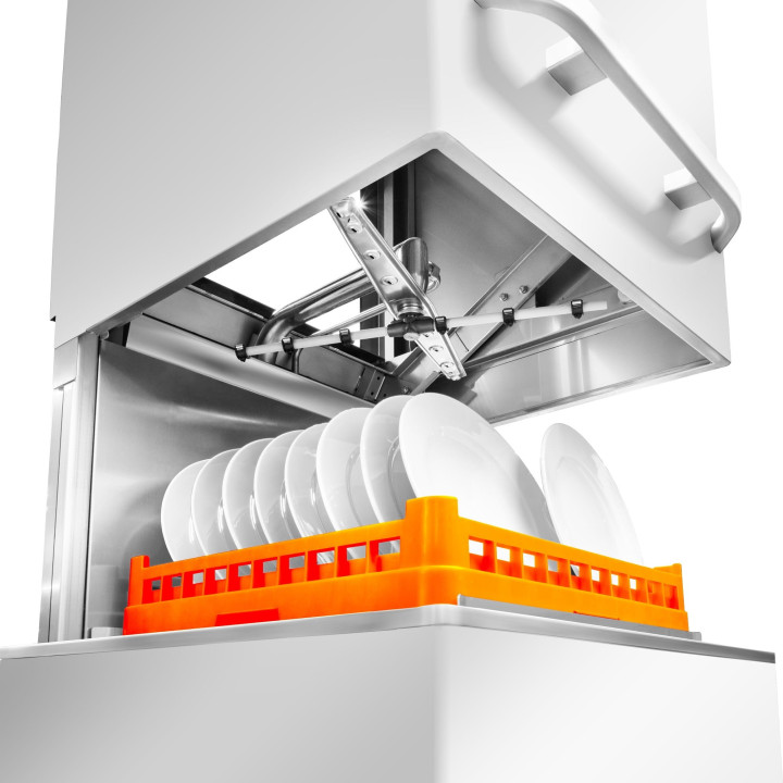 Zmywarka kapturowa RQ1000 DD | 500x500 | sterowanie elektromechaniczne | 675x675x1440 mm | 11,1 kW