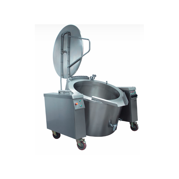 Kocioł z automatycznym przechyłem | gazowy | grzanie pośrednie | 100 l