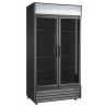 Szafa chłodnicza przeszklona RQ1100H-BLACK | 1000l (SD1001H)