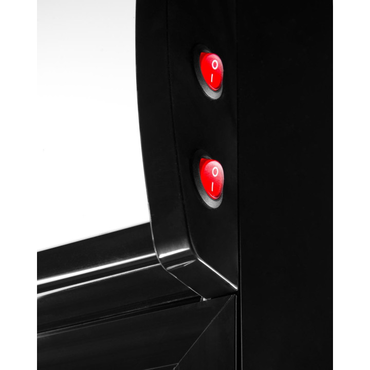 Szafa chłodnicza przeszklona RQ1100SL-BLACK | 1000l | drzwi przesuwne | czarna (SD1001SL)