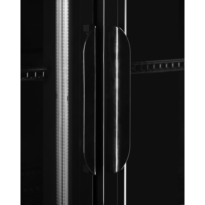 Szafa chłodnicza przeszklona RQ1500H-BLACK| 1600l