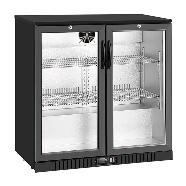 Barowa szafa chłodnicza  | chłodziarka podblatowa RQ-208HC | 205l