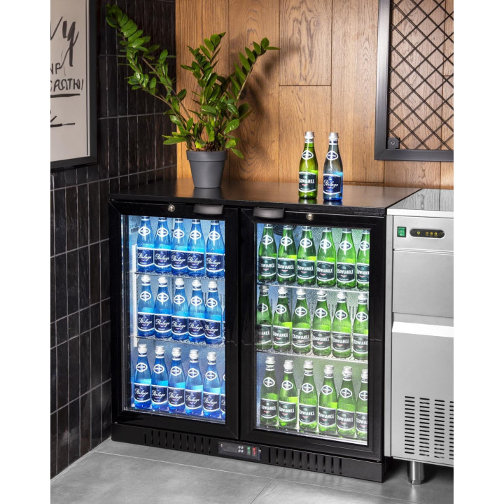 Barowa szafa chłodnicza  | chłodziarka podblatowa RQ-208HC | 205l