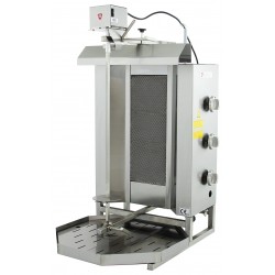Gyros | opiekacz gazowy do kebaba | 3 palniki | wsad do 40kg | RQ32463