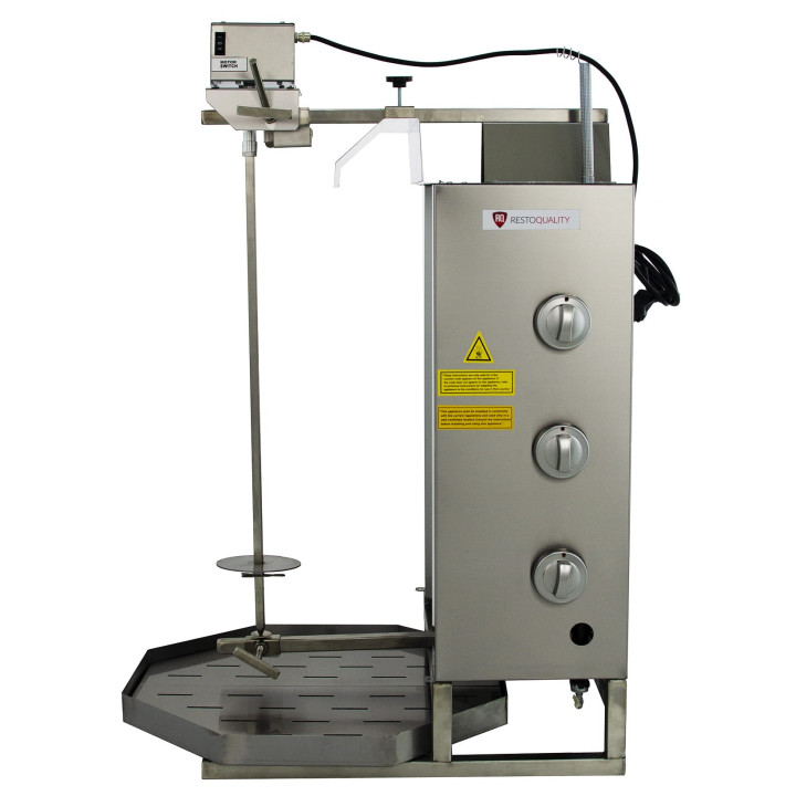 Gyros | opiekacz gazowy do kebaba | 3 palniki | wsad do 40kg | RQ32463
