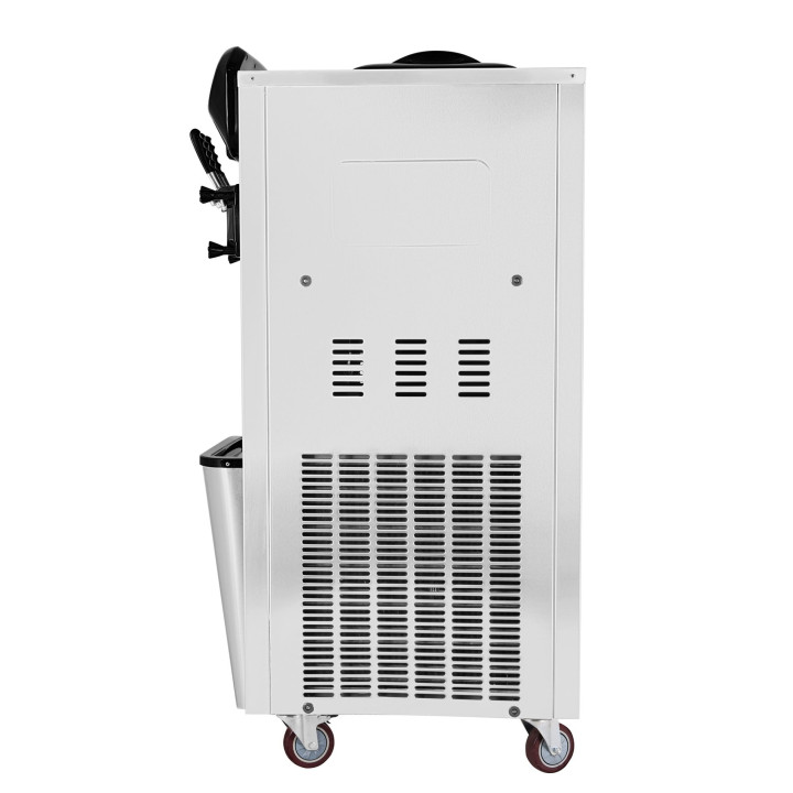 Maszyna do lodów włoskich | automat do lodów soft | 2 smaki + mix | nocne chłodzenie | pompa napowietrzająca | wolnostojąca | 2x