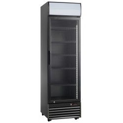 Szafa chłodnicza przeszklona RQ416-BLACK | 338l | czarna (SD416)