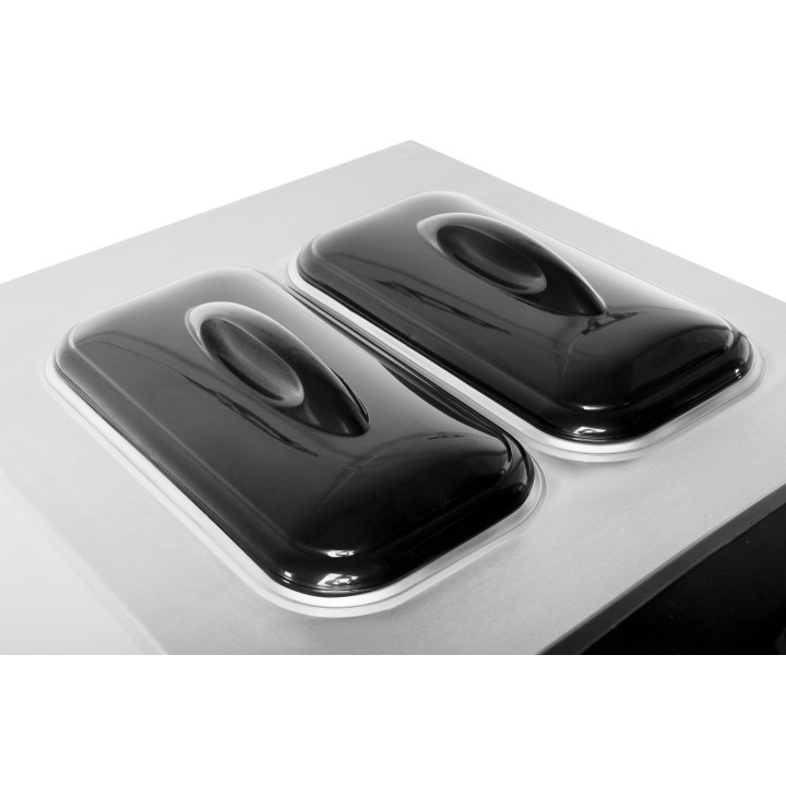 Maszyna do lodów włoskich RQ418CM | rainbow system | 2x8l