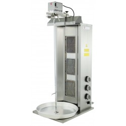 Gyros | opiekacz gazowy do kebaba | 3 palniki | wsad do 40kg | RQ43033 | Linia Budget