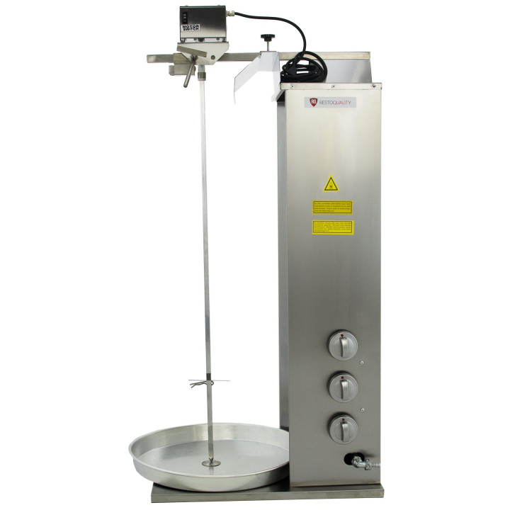 Gyros | opiekacz gazowy do kebaba | 3 palniki | wsad do 40kg | RQ43033 | Linia Budget