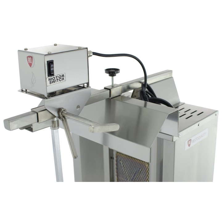 Gyros | opiekacz gazowy do kebaba | 3 palniki | wsad do 40kg | RQ43033 | Linia Budget