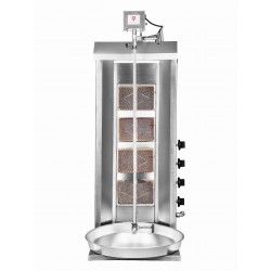 Gyros | opiekacz gazowy do kebaba | 4 palniki | wsad do 60kg | RQ43034 | Linia Budget