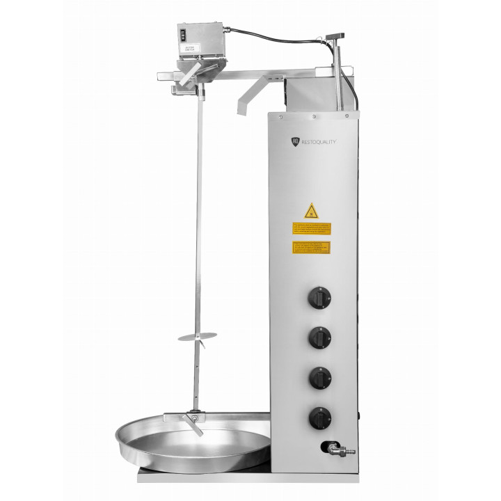 Gyros | opiekacz gazowy do kebaba | 4 palniki | wsad do 60kg | RQ43034 | Linia Budget
