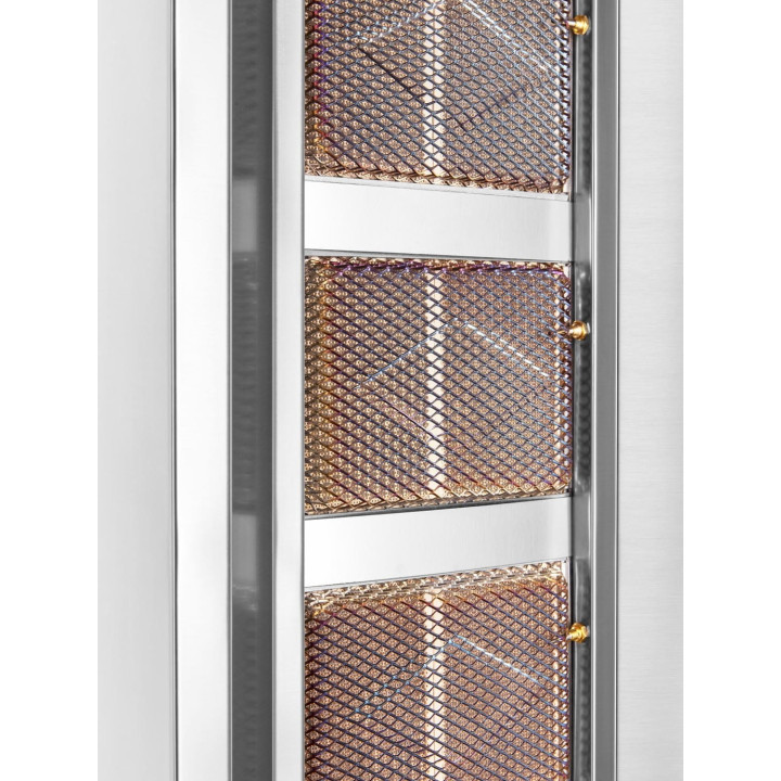 Gyros | opiekacz gazowy do kebaba | 4 palniki | wsad do 60kg | RQ43034 | Linia Budget