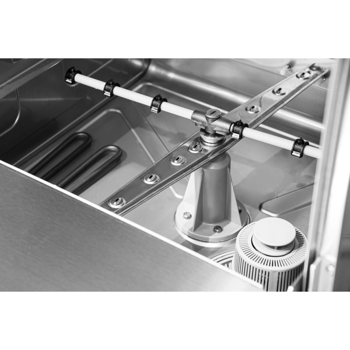 Zmywarka do naczyń | kosz 500x500 | pompa spustowa | 3,4 kW | 230 V | RQ500 B DD (RQ500DP)