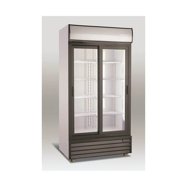 Szafa chłodnicza przeszklona RQ801SL | 800l | drzwi przesuwne (SD801SL)