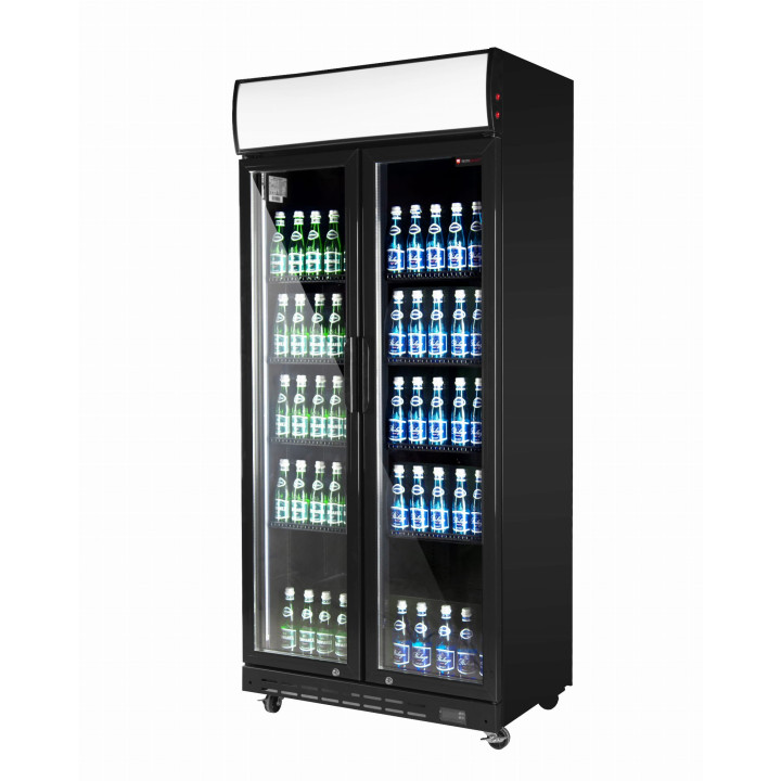 SZAFA CHŁODNICZA PRZESZKLONA RQ880H-BLACK | 590 L | (SD881HE)