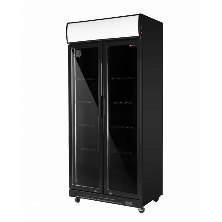 SZAFA CHŁODNICZA PRZESZKLONA RQ880H-BLACK | 590 L | (SD881HE)