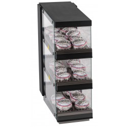 Podgrzewacz do burgerów | witryna grzewcza | trzy półki | 1,29 kW | 350x739x952 mm