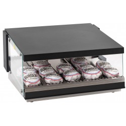 Podgrzewacz do burgerów | witryna grzewcza | jedna półka | 0,58 kW | 800x707x430 mm