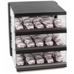 Podgrzewacz do burgerów | witryna grzewcza | trzy półki | 1,74 kW | 800x739x952 mm