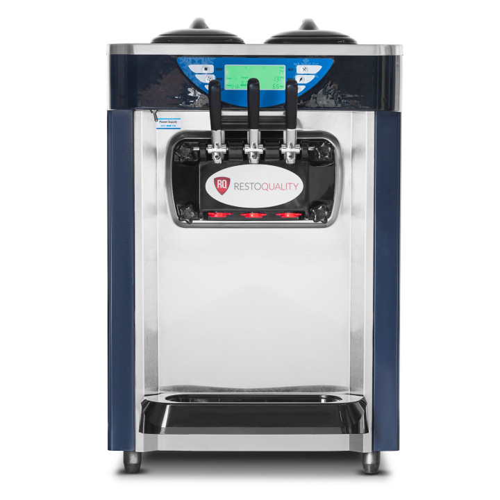 Maszyna do lodów włoskich RQBJ188S-B | nocne chłodzenie | niebieska | 2x6 l