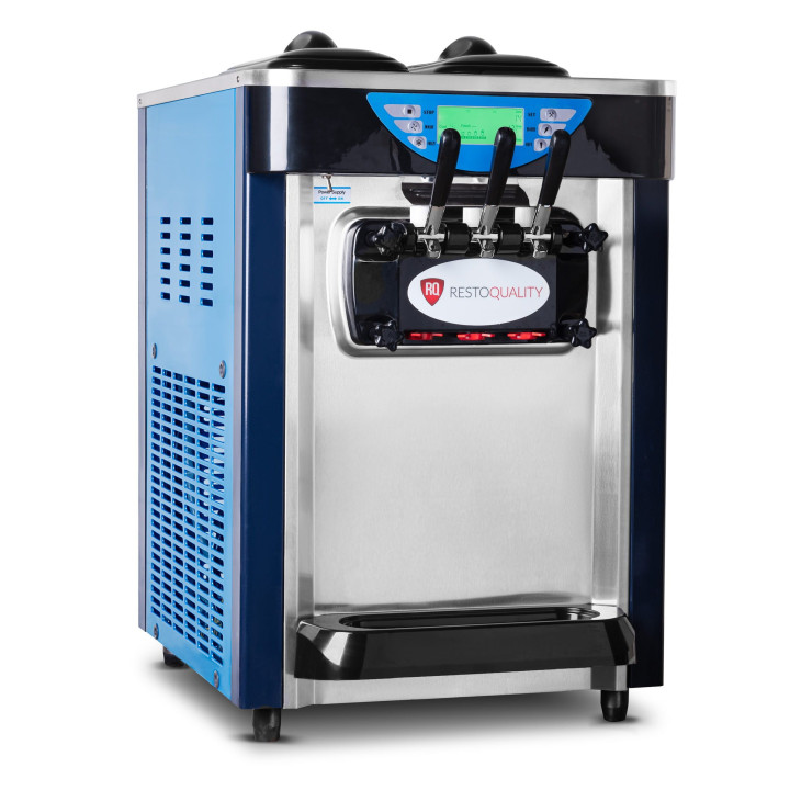 Maszyna do lodów włoskich RQBJ188S-B | nocne chłodzenie | niebieska | 2x6 l