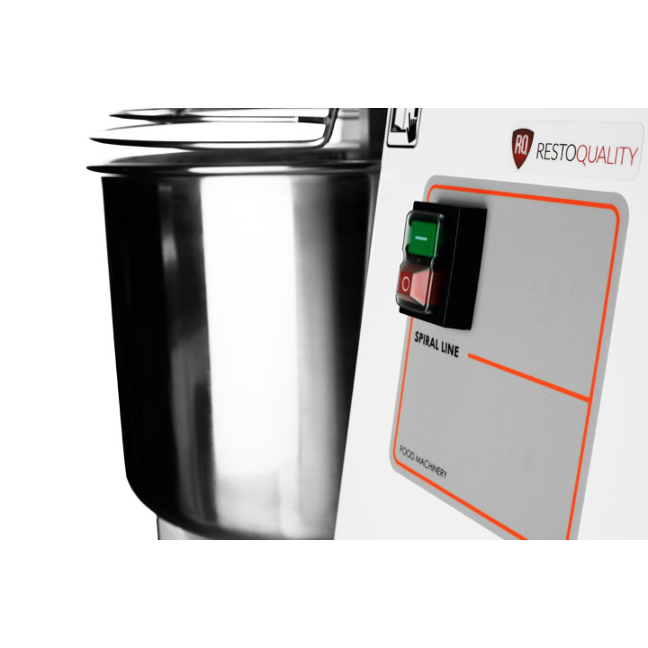 Miesiarka spiralna do ciasta ze stałym hakiem i dzieżą RQBT 20 litrów 400V