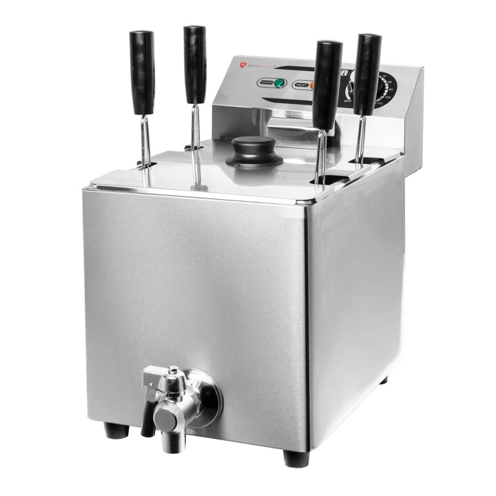 Warnik do makaronu RQEPC-8L | 4 kosze | 2,8 kW | kran spustowy