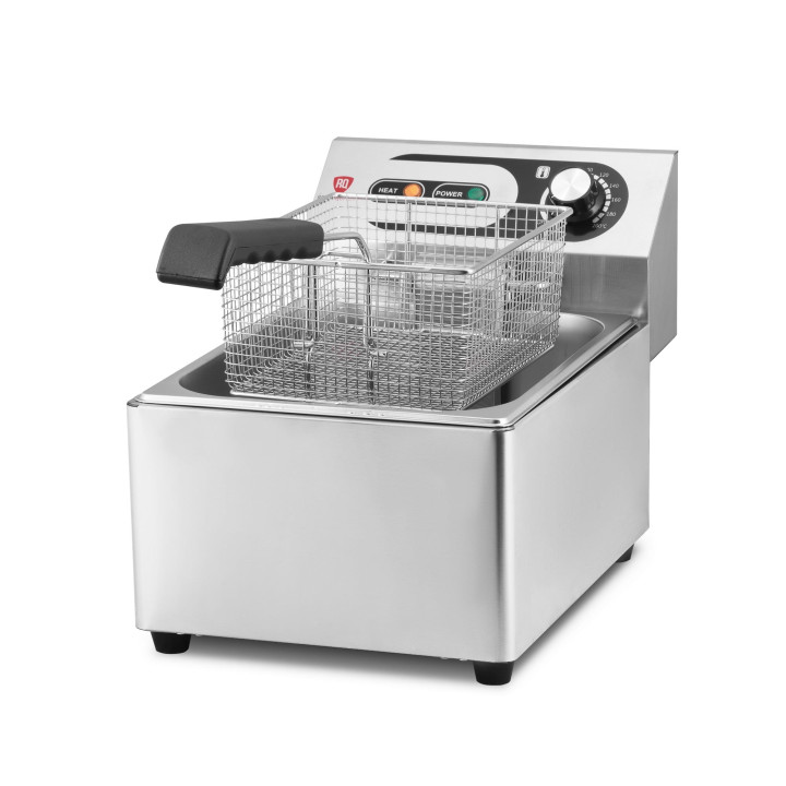 Frytownica elektryczna RQF6L | pojedyncza | 6 l | 3 kW