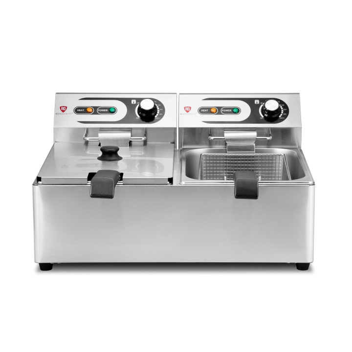 Frytownica elektryczna RQF6L2 | podwójna | 2x6 l | 2x3 kW