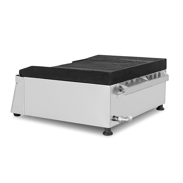 Płyta grillowa gazowa | ryflowano/gładka | 6,4kW | RQG30953