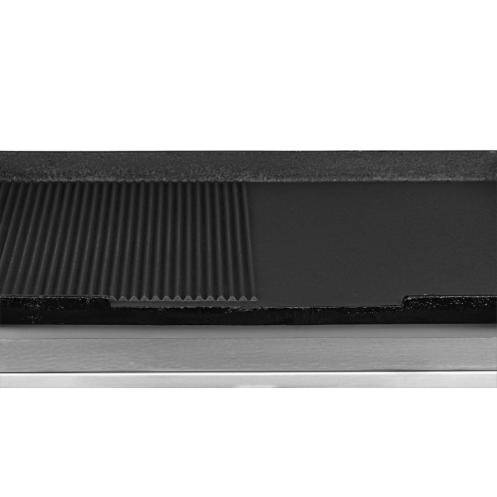 Płyta grillowa gazowa | ryflowano/gładka | 6,4kW | RQG30953