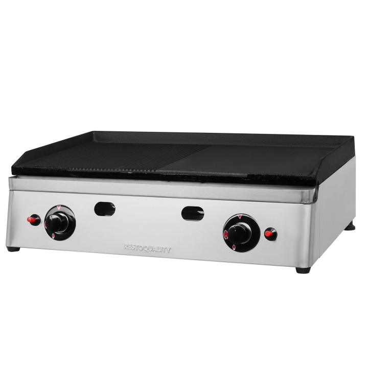 Płyta grillowa gazowa | ryflowano/gładka | 6,4kW | RQG30973