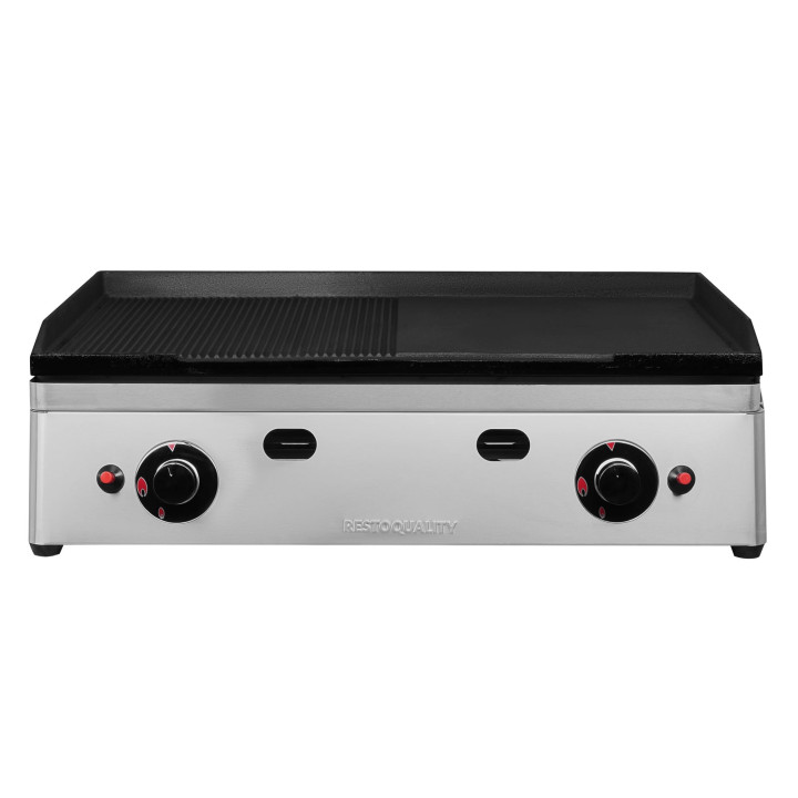 Płyta grillowa gazowa | ryflowano/gładka | 6,4kW | RQG30973
