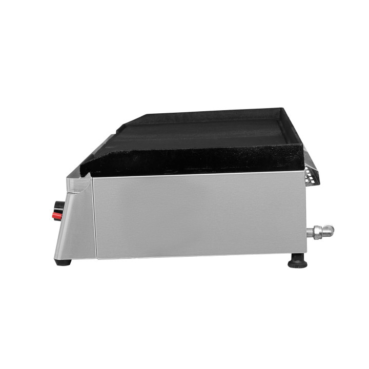 Płyta grillowa gazowa | ryflowano/gładka | 6,4kW | RQG30973