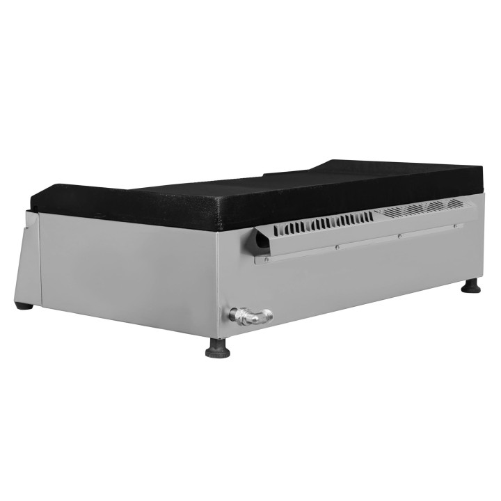 Płyta grillowa gazowa | ryflowano/gładka | 6,4kW | RQG30973