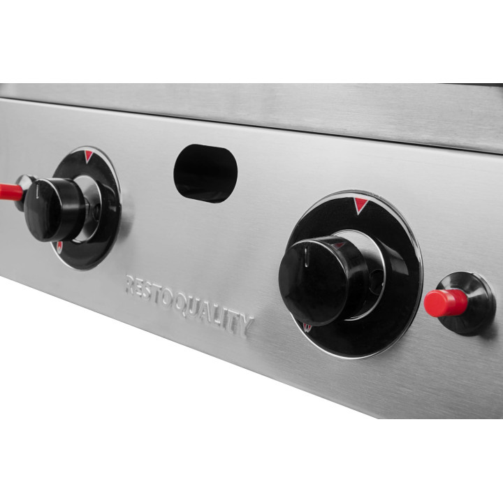 Płyta grillowa gazowa | ryflowano/gładka | 6,4kW | RQG30973