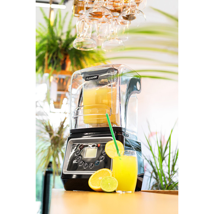 Mikser kielichowy | blender barmański | tryb pulsacyjny | 1,5 l | osłona wyciszająca |  RQ-G335