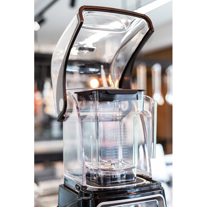 Mikser kielichowy | blender barmański | tryb pulsacyjny | 1,5 l | osłona wyciszająca |  RQ-G335