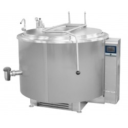 Kocioł warzelny elektryczny z grzaniem pośrednim | opcja mieszadła | 42 kW | 400 V | 400 l | 1320x1330x1070 mm | RQK-405ER