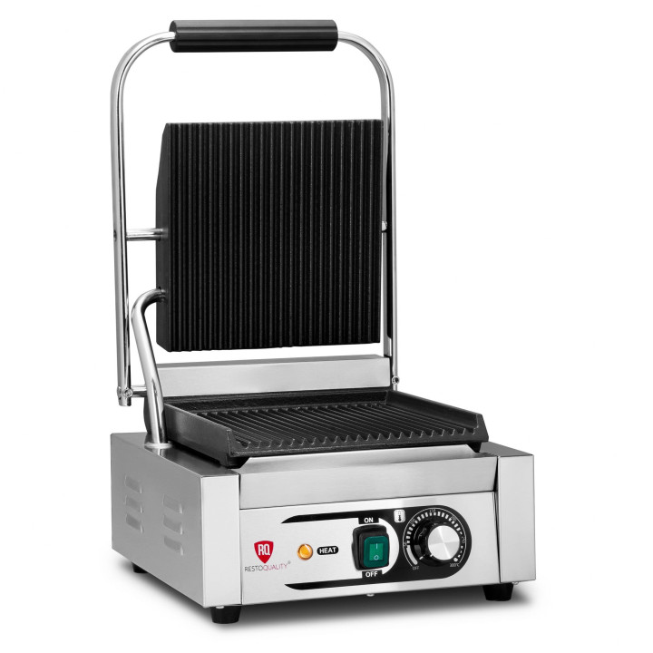 Kontakt grill pojedynczy | ryflowany | Resto Quality | 1,8 kW